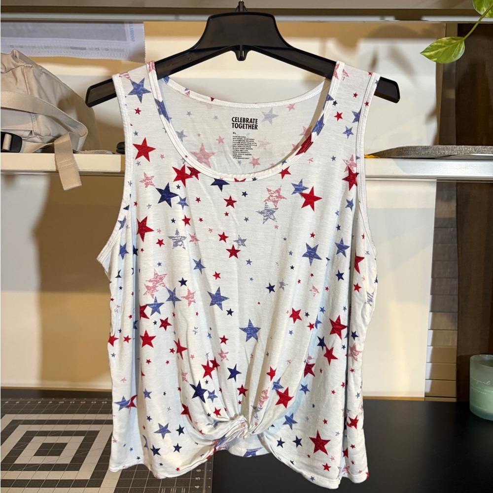 Celebrate Together Starry Tank Top